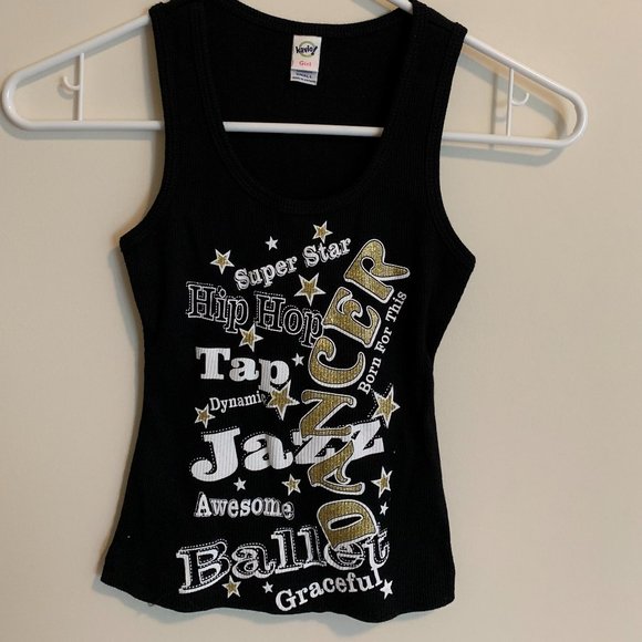 Dancer Born For This Black Tank Top Small - Picture 1 of 4